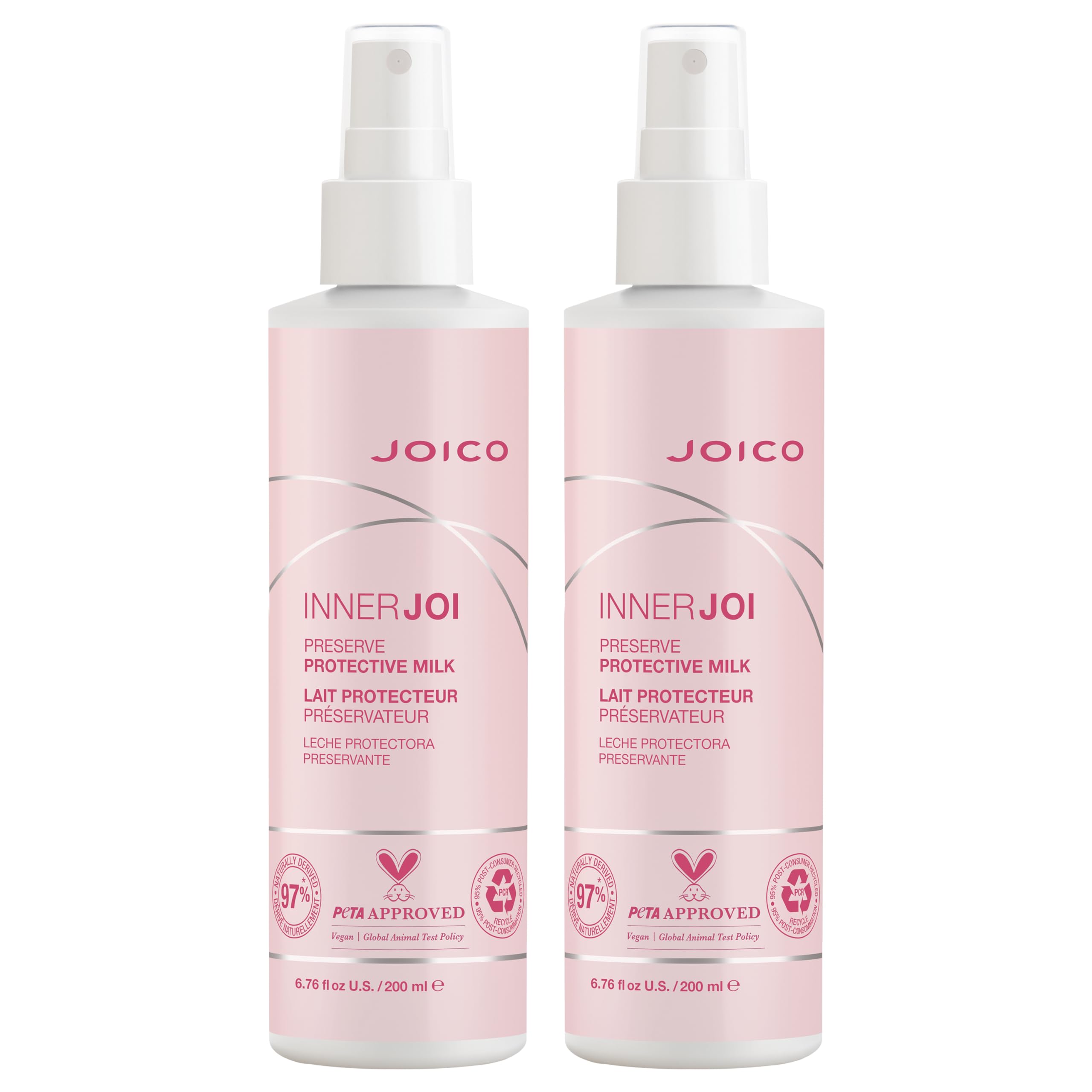 Joico InnerJoi Preserve Protective Milk - Sulfate & Paraben Free Color Protection Hair Treatment with Vegan Formula for Shiny, Healthy Hair | Perfect for Daily Use, Post-Color Care & Heat Styling Protection
