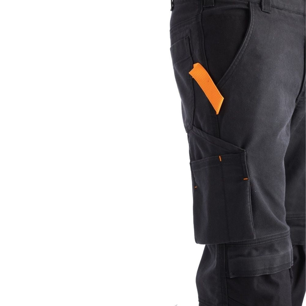 Timberland PRO Ironhide Men's Knee Pad Work Pants - Durable Black Workwear for Construction & Carpentry | Comfortable Protective Pants for Heavy Duty Jobs