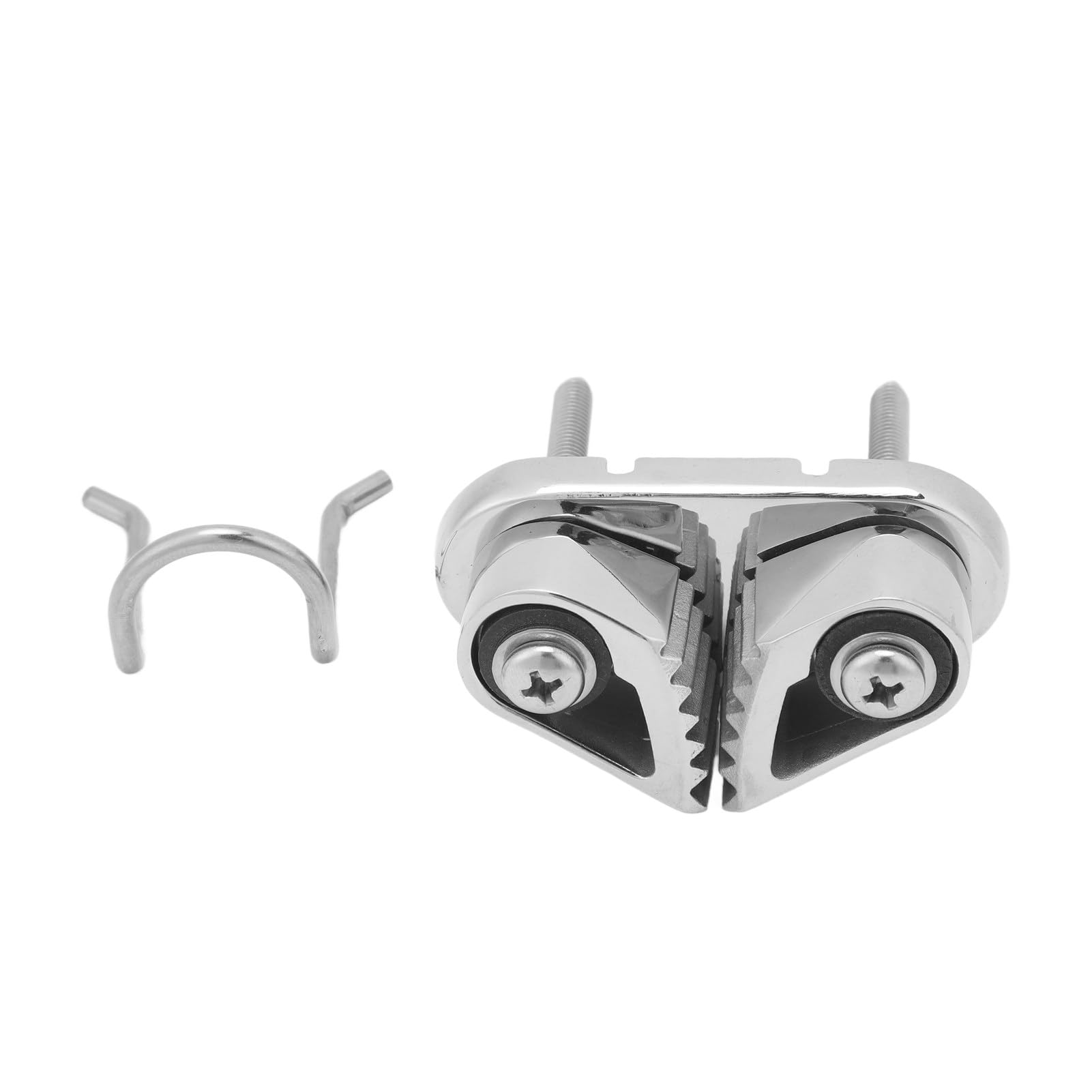 Stainless Steel Marine Cam Cleat - Heavy Duty Fairlead Leading Ring & Anchor Rope Cleats for 3-12mm Ropes - Durable Sailing Cleat for Boat Deck Rope Management - Perfect for Sailboats, Yachts & Marine Applications