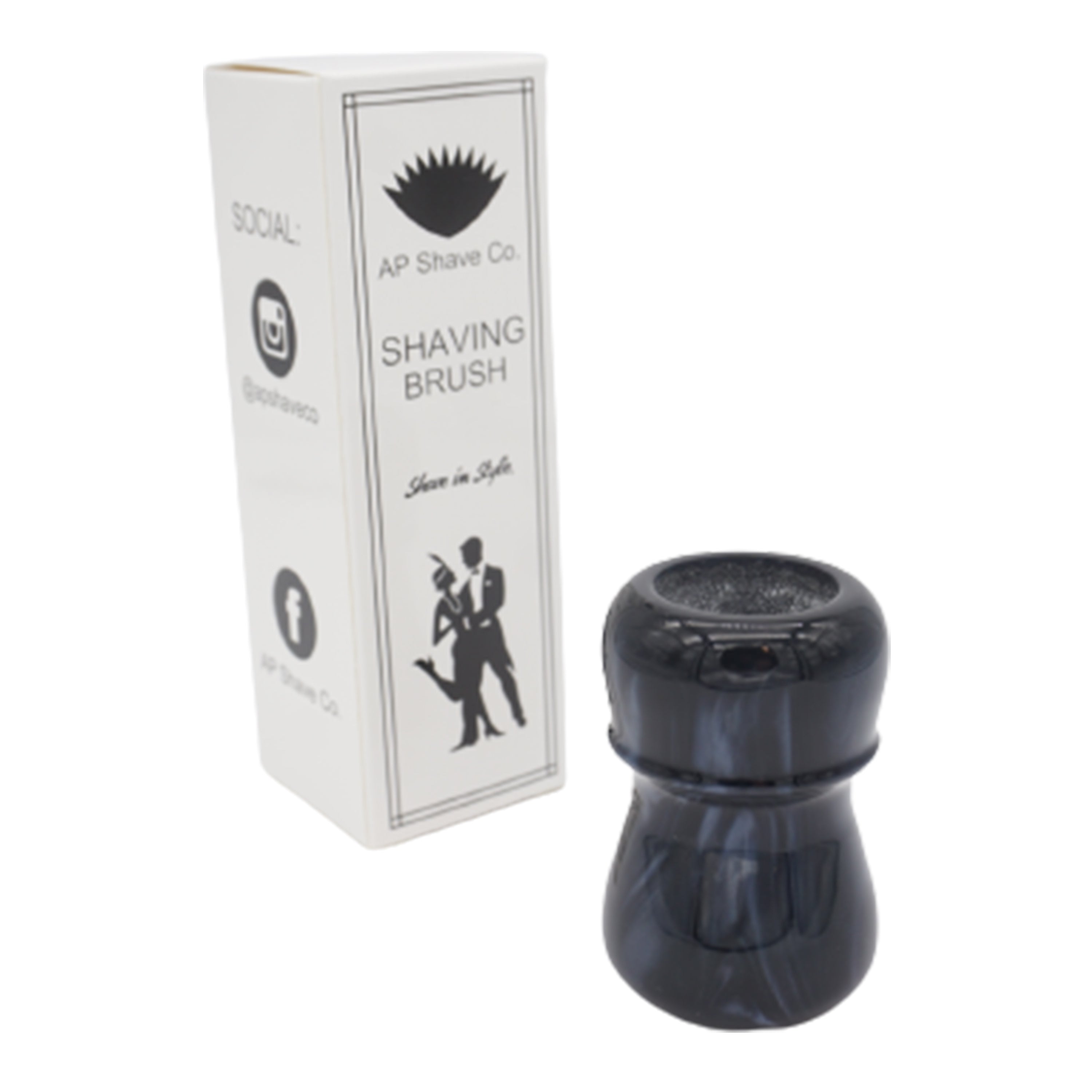 Premium Handcrafted Night Sky Shaving Brush Handle - Fits 24mm & 26mm Knots - Perfect for Wet Shaving & Grooming Gifts for Men