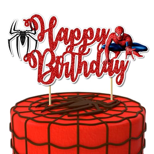 Seyal Spidrman Happy Birthday Cake Topper