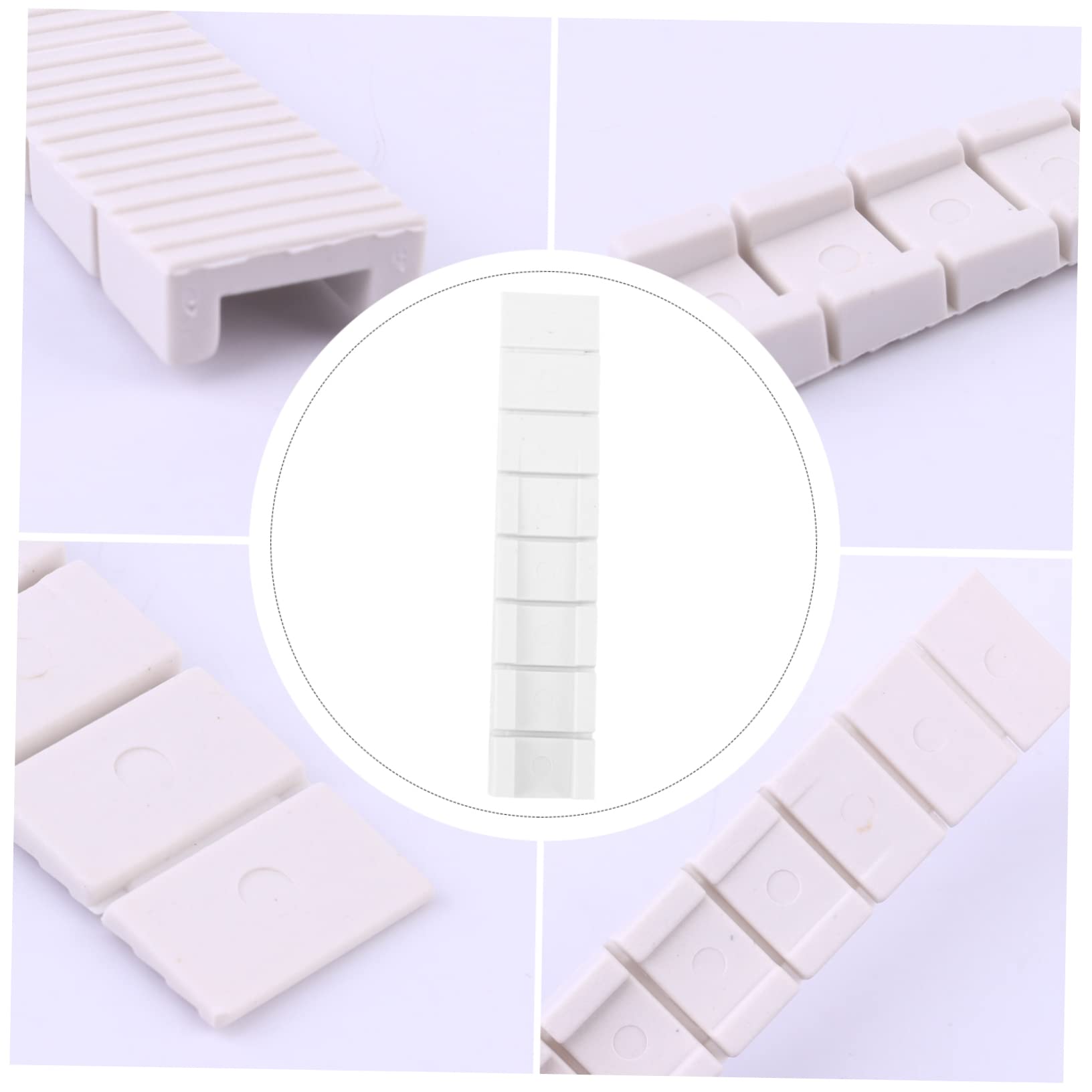 Housoutil 20 Pcs Furniture Leveling Shims - Adjustable Non-Slip Plastic Wedges for Cabinets, Tables, Toilets & DIY Home Improvement (Perfect for Uneven Floors & Wobbly Furniture)