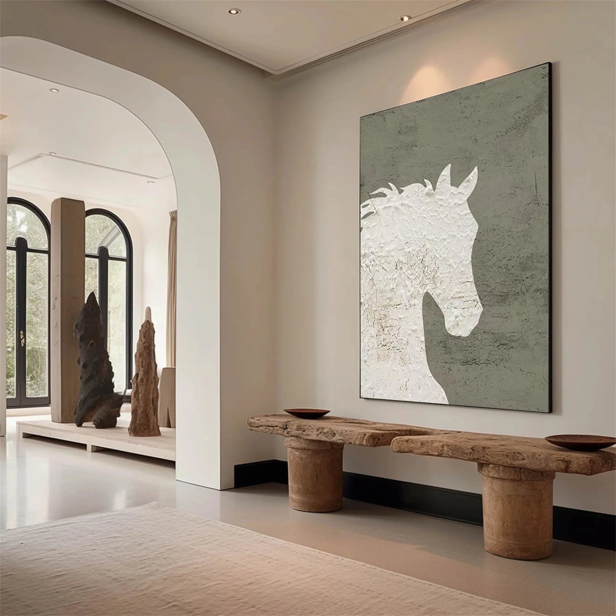 Animal Art Painting #AP043 - Handmade Wildlife Canvas Wall Decor for Home & Office - Perfect for Living Room, Bedroom & Gifts