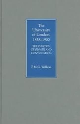 The University of London 1858-1900: History of Senate and Convocation Politics | Academic Research & British Higher Education Studies