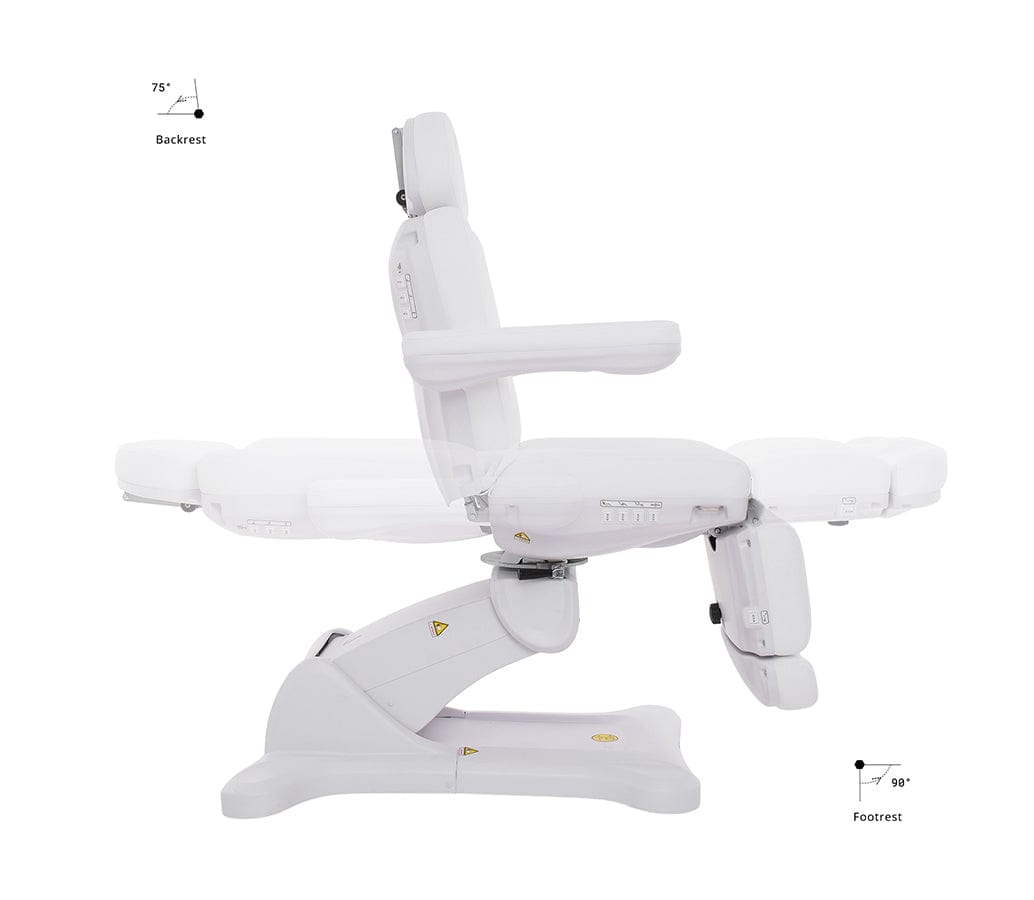 Electric 4 Motor Massage Chair Bed for Home & Office - Full Body Recliner with Heat Therapy for Pain Relief & Relaxation - Perfect for Living Room, Bedroom or Spa
