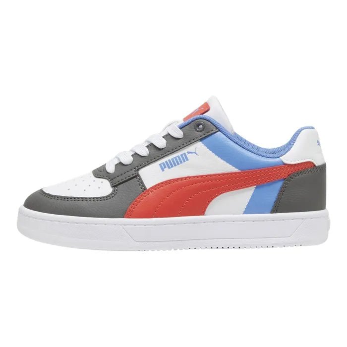 PUMA JUNIOR CAVEN 2.0 Sneakers for Kids - White Red Black Athletic Shoes | Running, School & Casual Wear