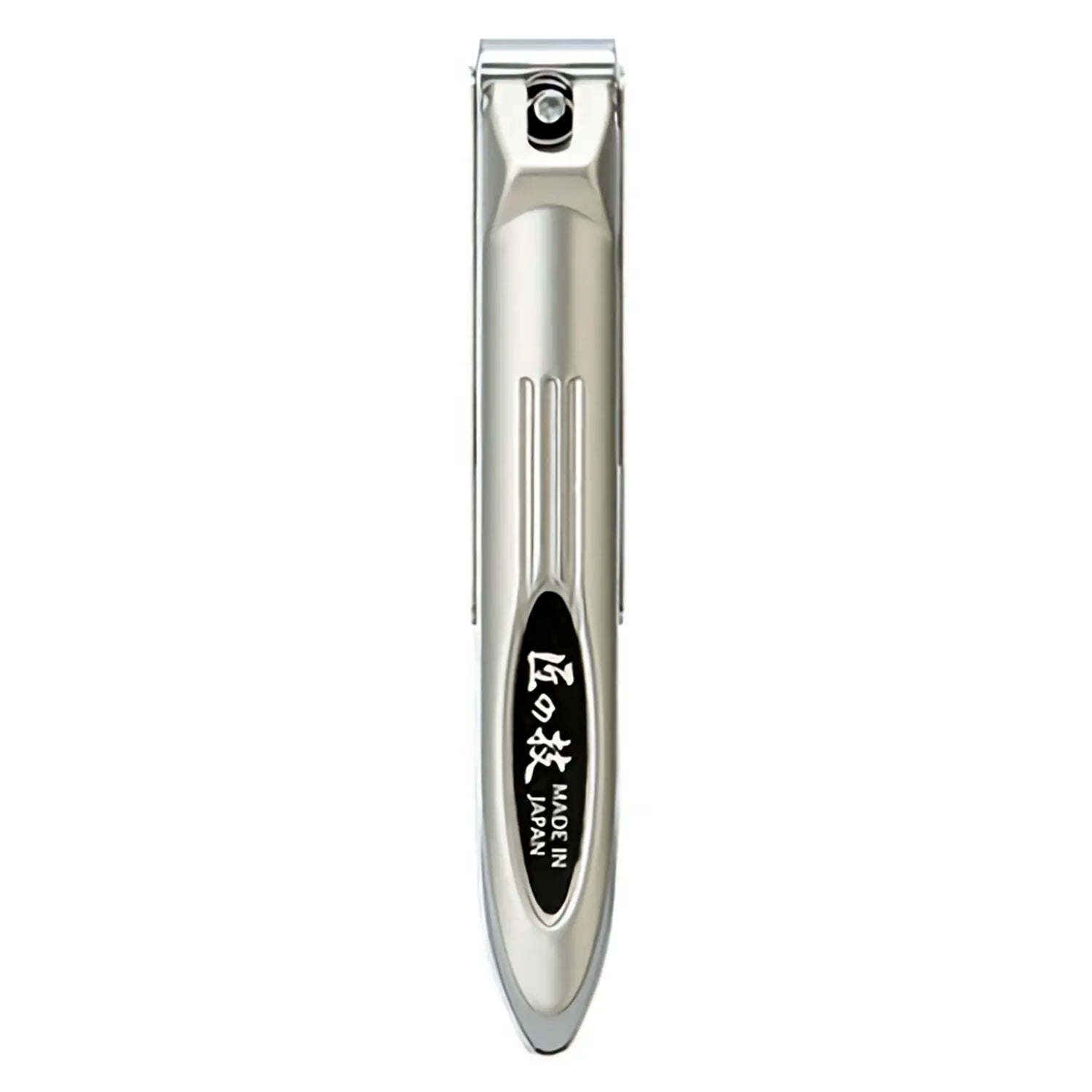 Premium Stainless Steel Straight Blade Nail Clippers with Catcher - Green Bell Takuminowaza Professional Nail Trimmer for Men & Women - Perfect for Home, Travel, and Salon Use
