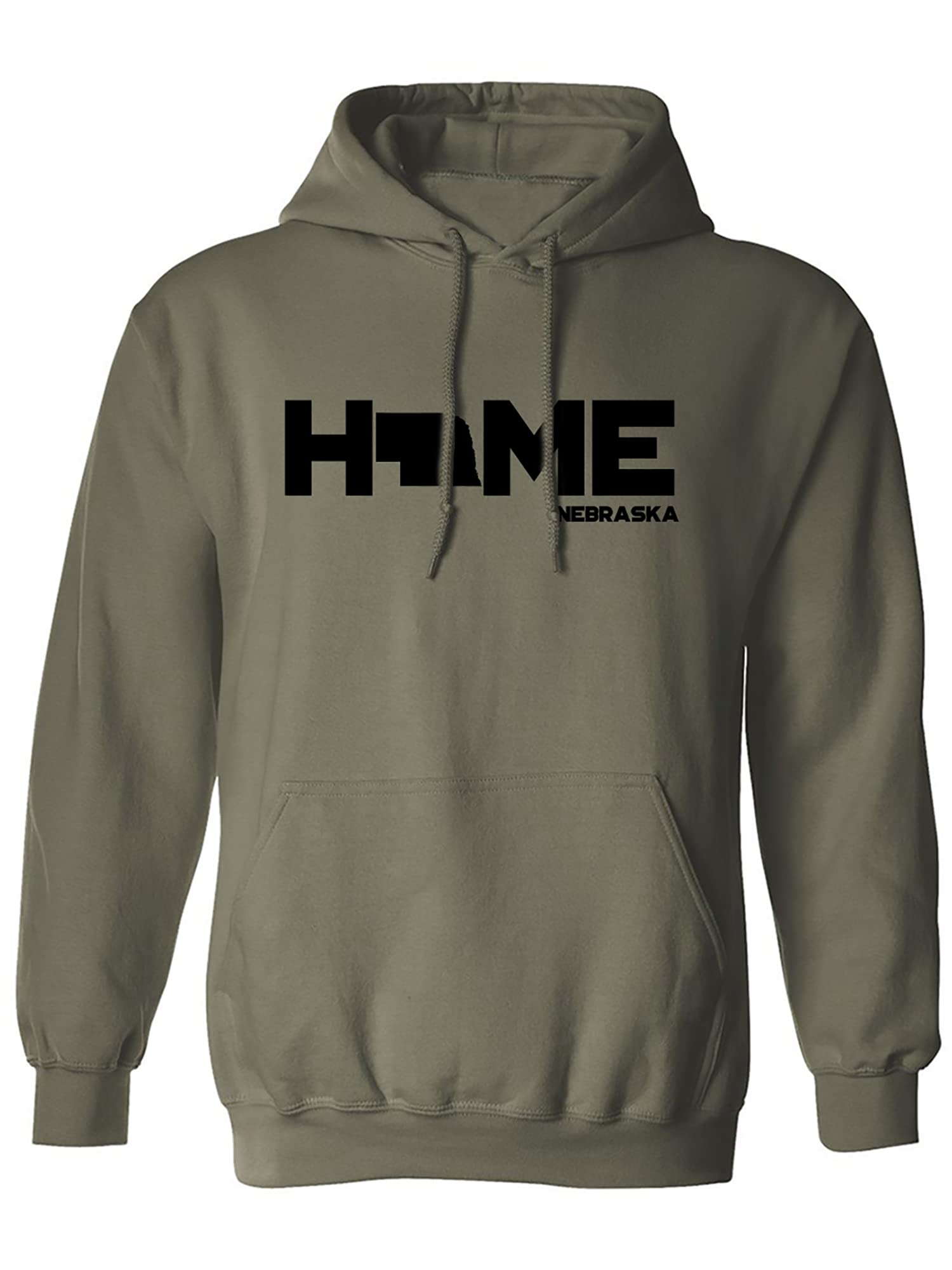 Zerogravitee Nebraska HOME Adult Hooded Sweatshirt - Cozy Pullover Hoodie for Men & Women - Perfect for Casual Wear, Outdoor Activities & Home Relaxation