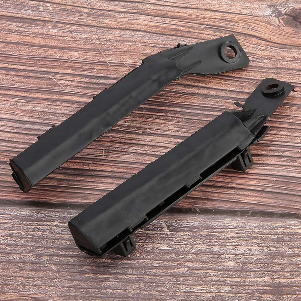 Front Bumper Bracket for Nissan Versa 2007-2012 - 2pcs Replacement Bumper Support Bracket (Part# NI1062100, NI1063100) - Durable Car Front Bumper Reinforcement for Improved Vehicle Safety & Protection | Perfect for Collision Repair & Auto Maintenance