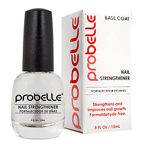 Probelle Nail Strengthener Treatment - Strengthens & Repairs Weak, Peeling, Splitting Nails | Promotes Healthy Nail Growth | 0.5 oz | Perfect for Brittle Nails & Nail Care Routine