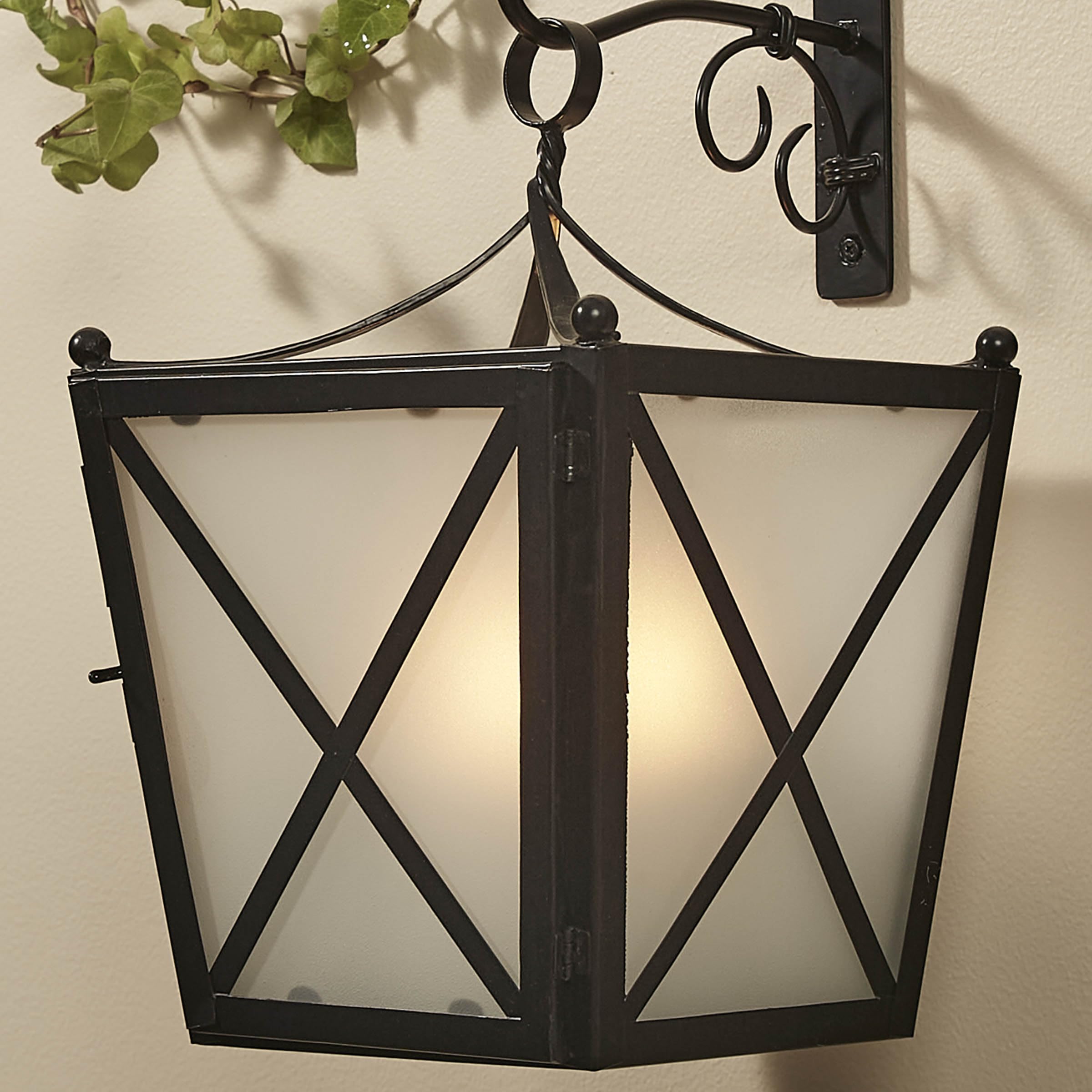Park Designs Gemstone Iron Hanging Lantern - Outdoor Garden Decor, Patio Lighting for Porch, Backyard, and Wedding Decorations