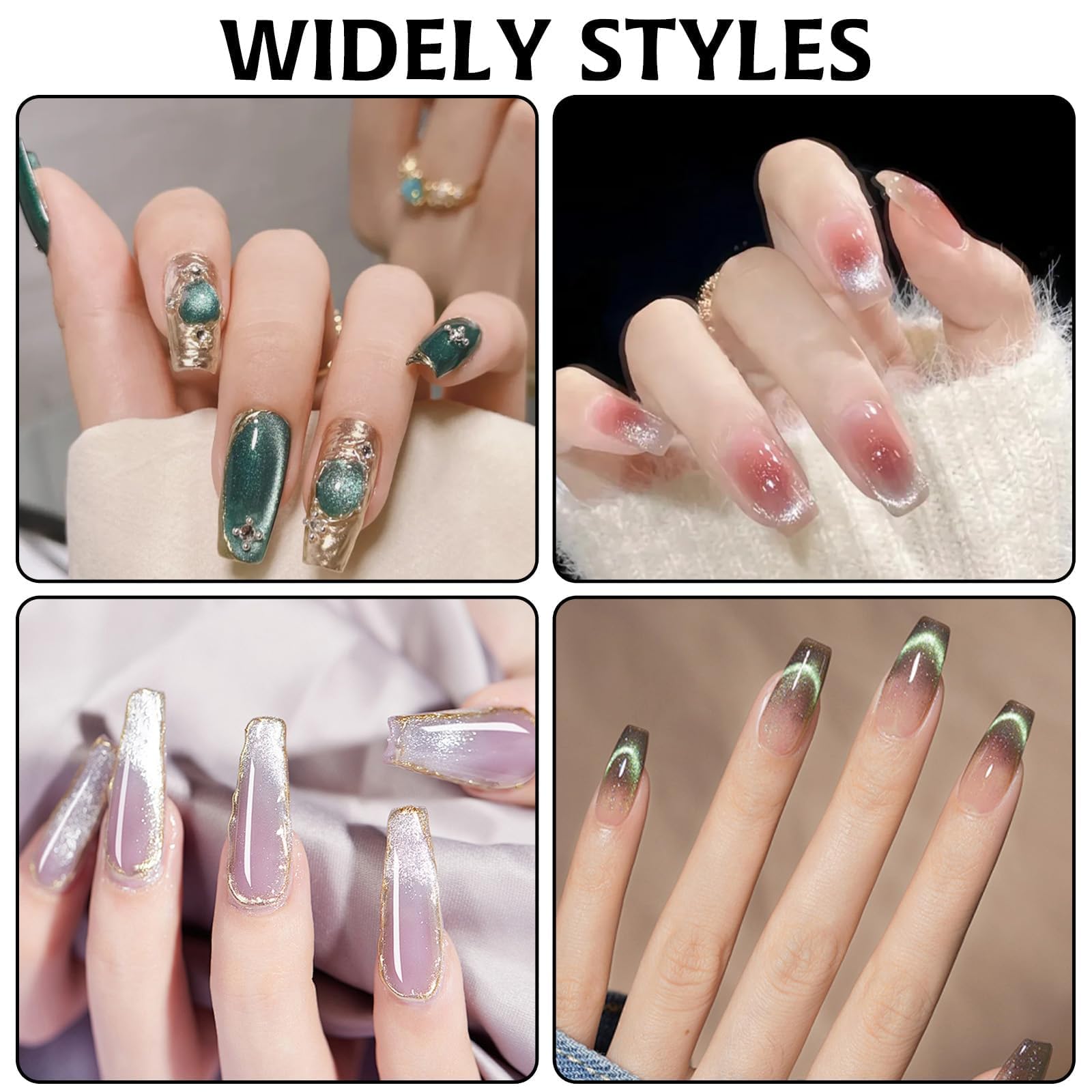 3 in 1 Cat Eye Nail Magnet Tool - Double-Head Strong Suction for 3D Nail Art, Gel Polish & DIY Designs | Professional Salon & Home Manicure Kit (Pink) | Perfect for Nail Art Enthusiasts & DIY Beauty Lovers
