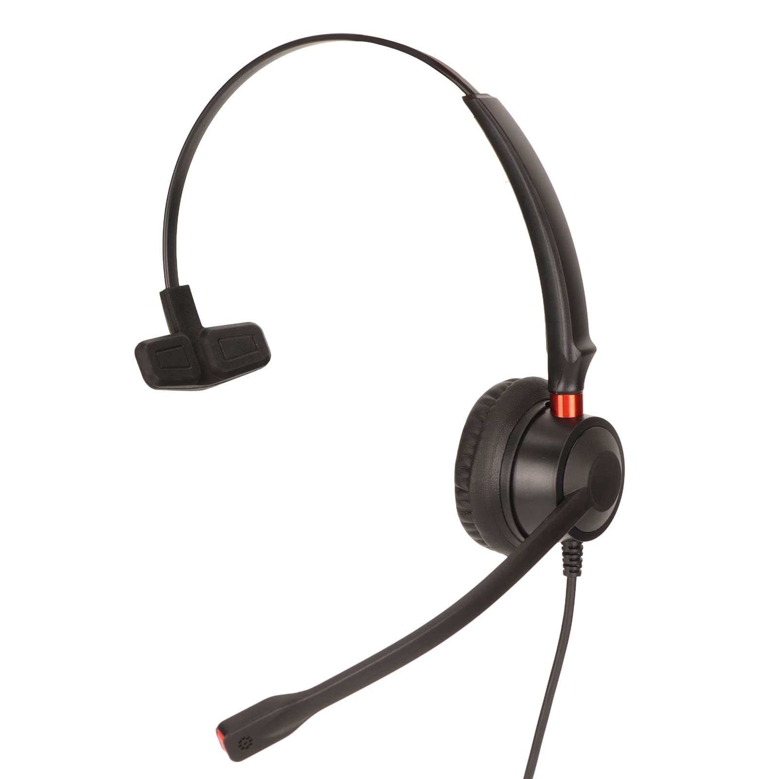 USB Business Headset with Noise Cancelling Microphone - Single-Sided Wired PC Headphone with Volume Control & Mute Button for Office Calls, Remote Work, and Online Meetings