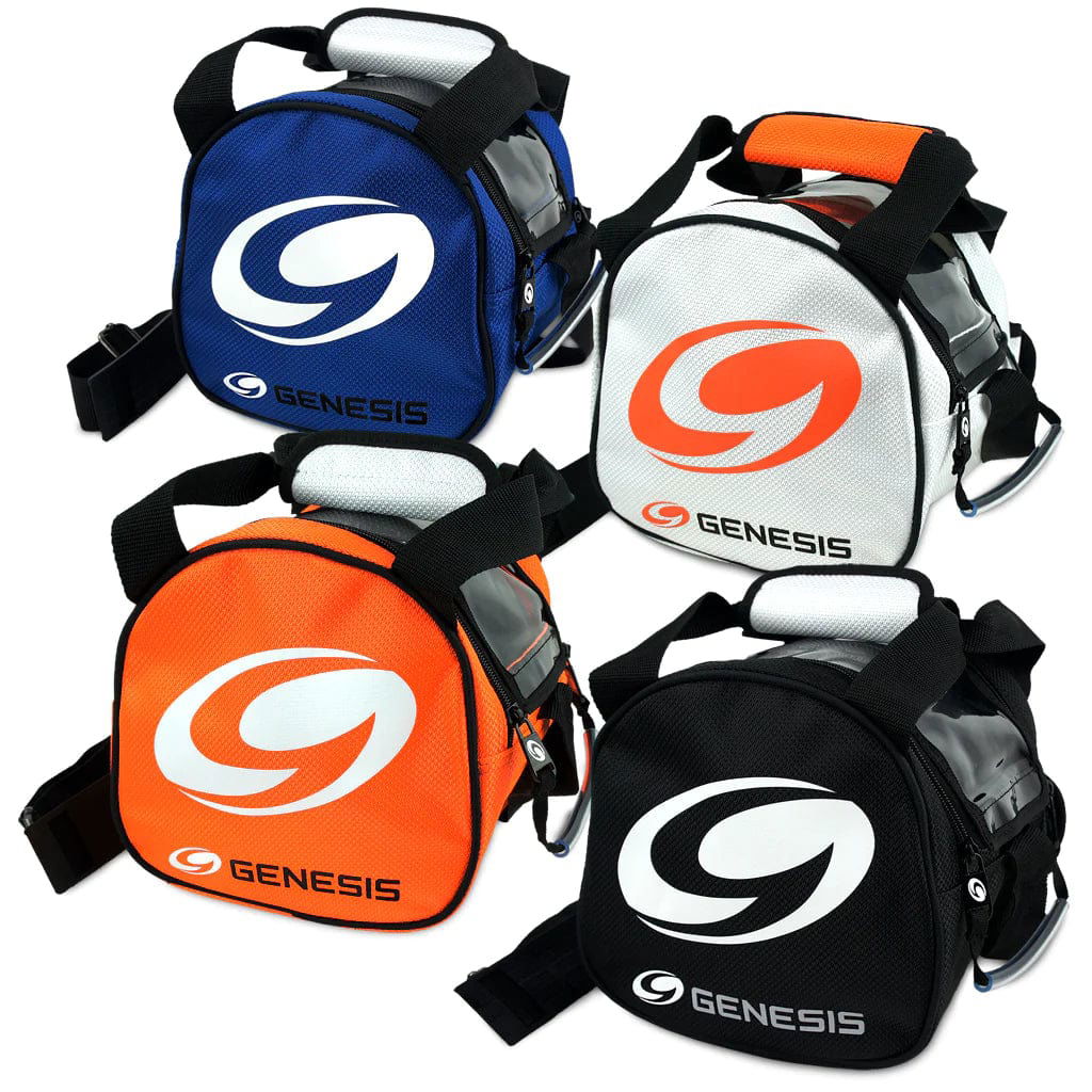 Genesis Single Sport™ Add On Ball Black Bowling Bag - Perfect for Bowling Enthusiasts & League Players - Durable & Stylish Sports Equipment for Practice & Games