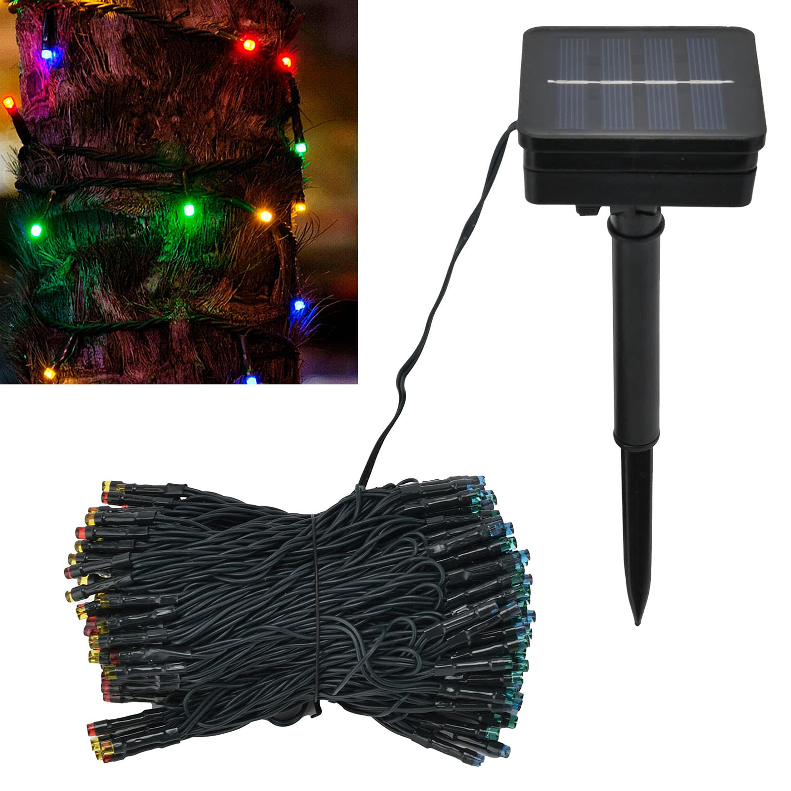 Solar String Lights Outdoor - Smart Solar Powered Patio Lights for Balcony, Deck, Fence, Courtyard, Windows, Stairs & Bedroom | Waterproof & Energy Saving Decorative Lighting for Garden, Wedding, Party & Home Decor