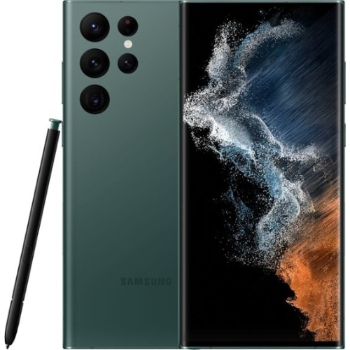 Samsung Galaxy S22 Ultra 5G 256GB Unlocked Smartphone - Phantom Green | AT&T Compatible | 108MP Camera, S Pen, 5000mAh Battery | Perfect for Business, Gaming & Photography