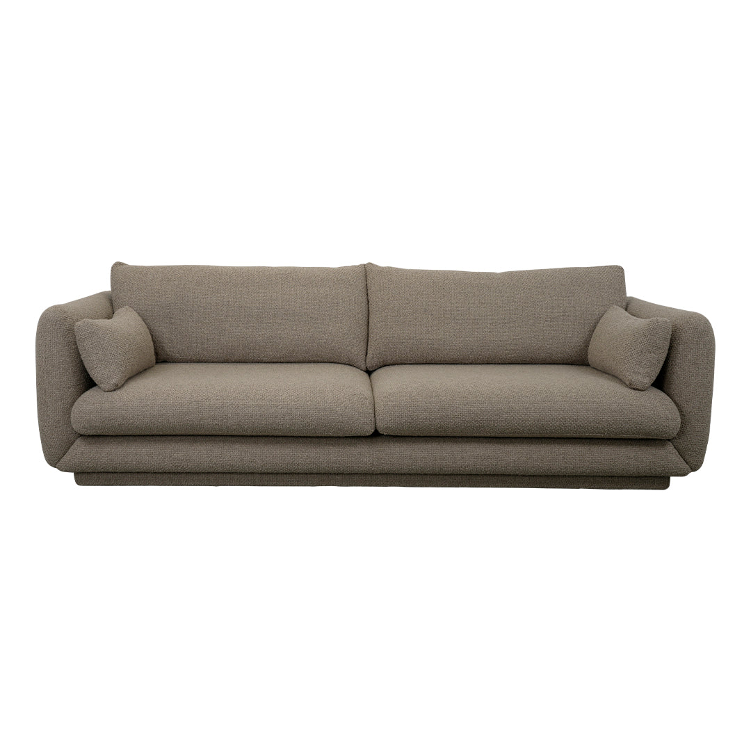Bloom 3-Seater Sofa with Plinth Base - Modern Living Room Furniture for Comfortable Lounging and Entertaining