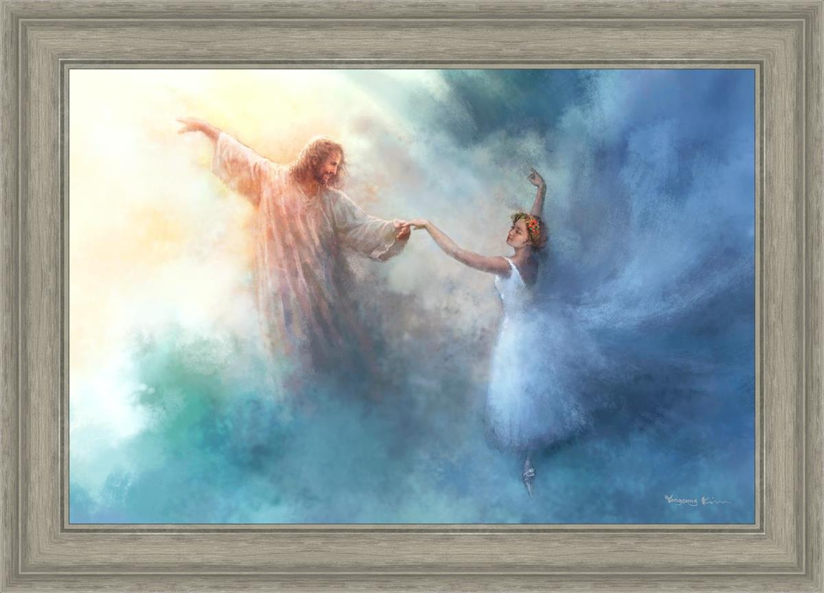 A Pas De Deux By Yongsung Kim - Ballet Dance Art Print - Elegant Wall Decor for Home, Office & Dance Studios