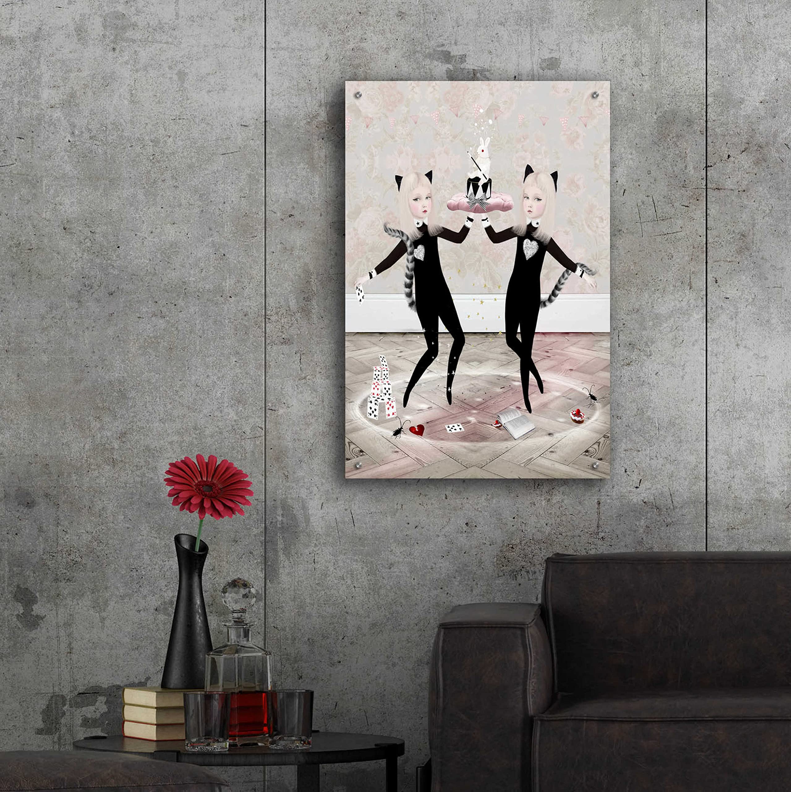 Epic Art 'The Newmars' by Art & Ghosts - Premium Acrylic Glass Wall Art Print 24x36 Inches - Modern Home & Office Decor for Living Room, Bedroom or Gallery