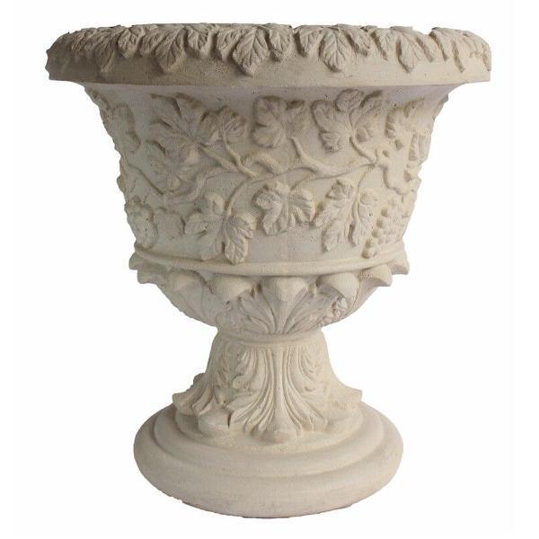 Anderson Teak French Urn 2625 - Premium Outdoor Garden Planter for Patio, Deck & Landscaping | Classic Elegant Decor for Flowers & Plants | Weather-Resistant Teak Wood Design