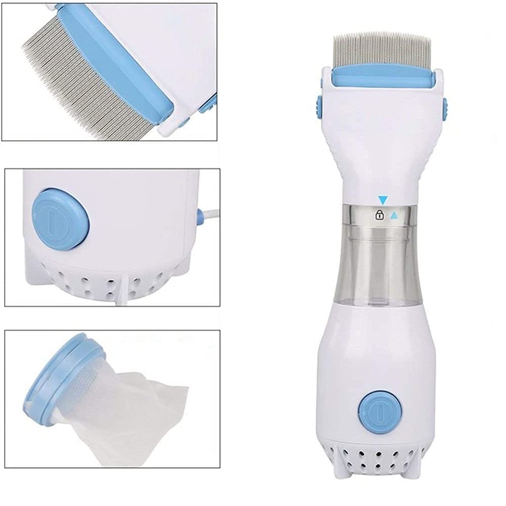 Electric Head Lice Comb - Chemical-Free Lice & Eggs Remover for Kids & Adults