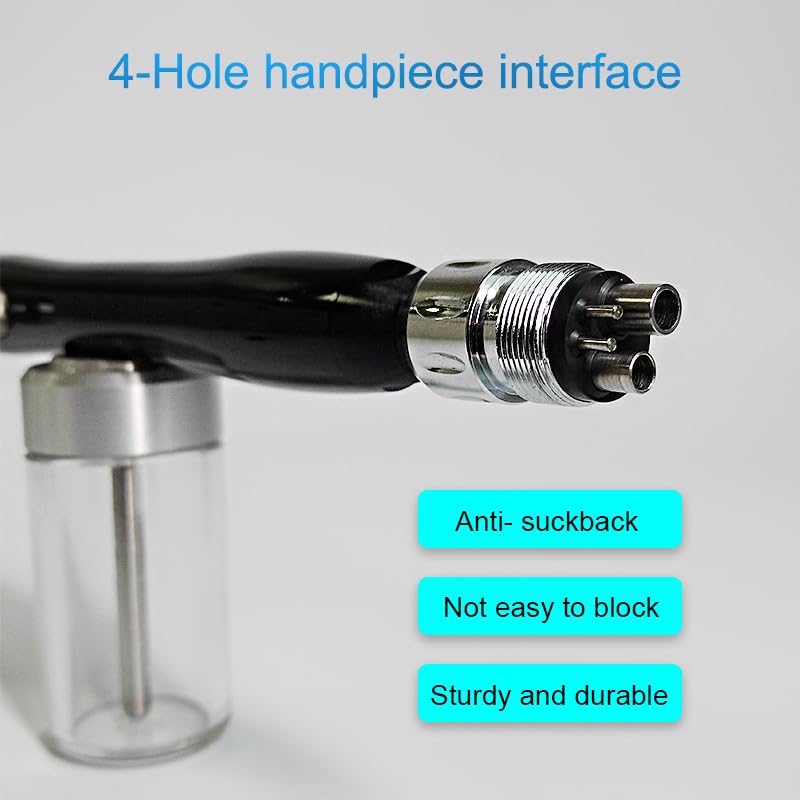 Lab-Grade Whitening Sandblasting Gun with Alumina Blasting Media - Aluminum Oxide Microblaster for Jewelry Cleaning, Metal Polishing & Surface Preparation