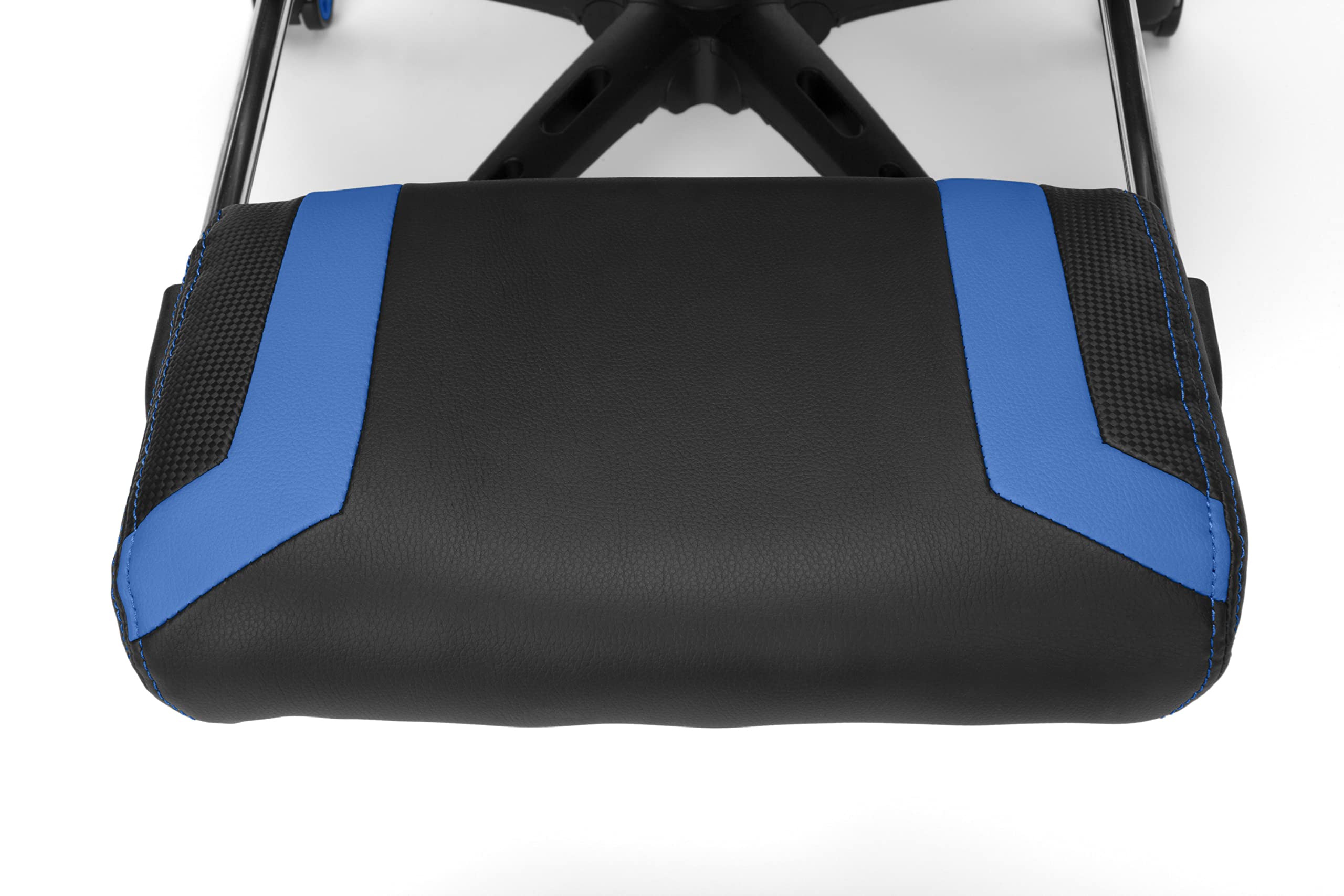 RESPAWN 110 Ergonomic Gaming Chair with Footrest - Racing Style High Back Office Chair with 360 Swivel, Adjustable Lumbar Support & Headrest Pillow - Perfect for PC Gaming, Home Office & Streaming Setup (2021 Blue)