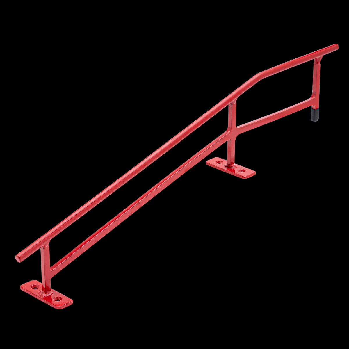 Grind Right Fingerboard Rail - 5 Stair Flat Down Rail for Skateboard & Fingerboard Tricks - Perfect for Street Skating & Mini Ramp Practice