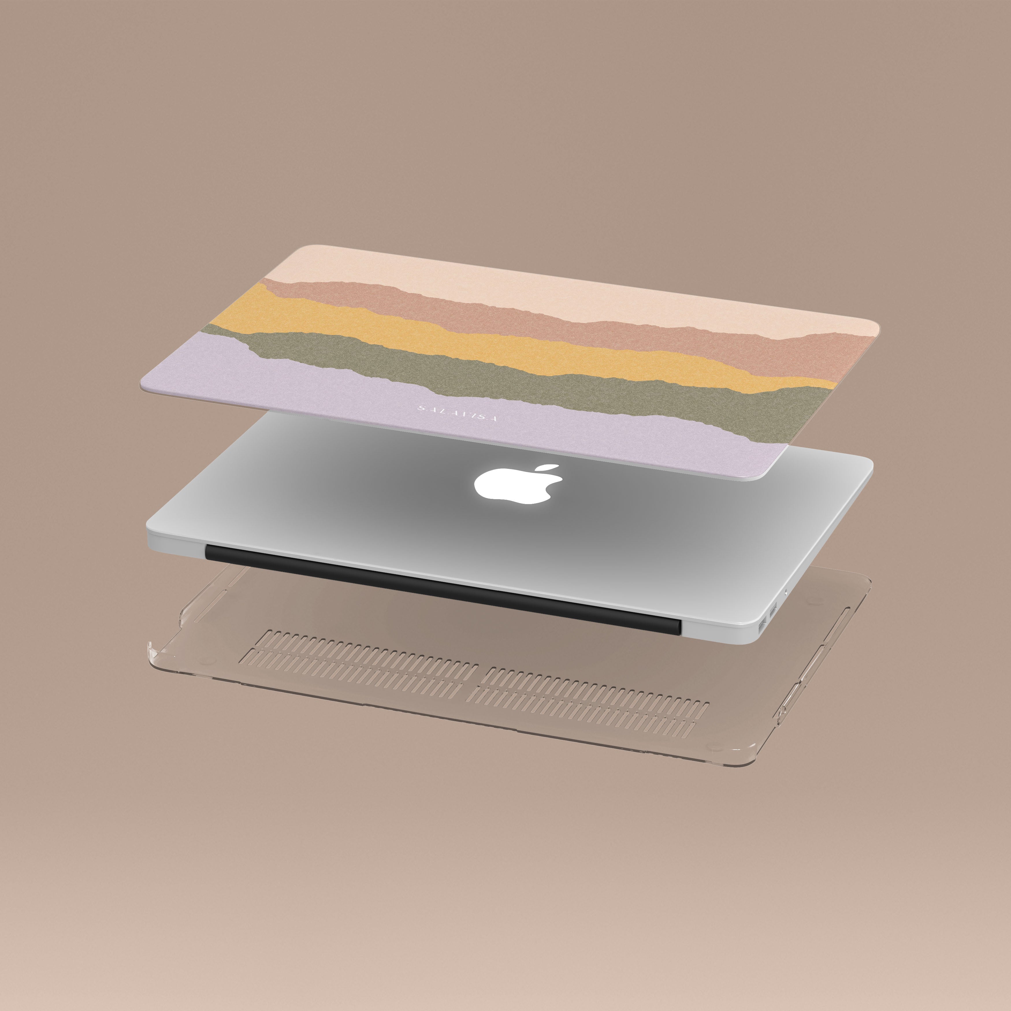 Horizon Layers MacBook Case - Slim Protective Cover for MacBook Air/Pro 13 14 16 inch - Durable Lightweight Shell with Scratch Resistance - Perfect for Work, Travel & School Use