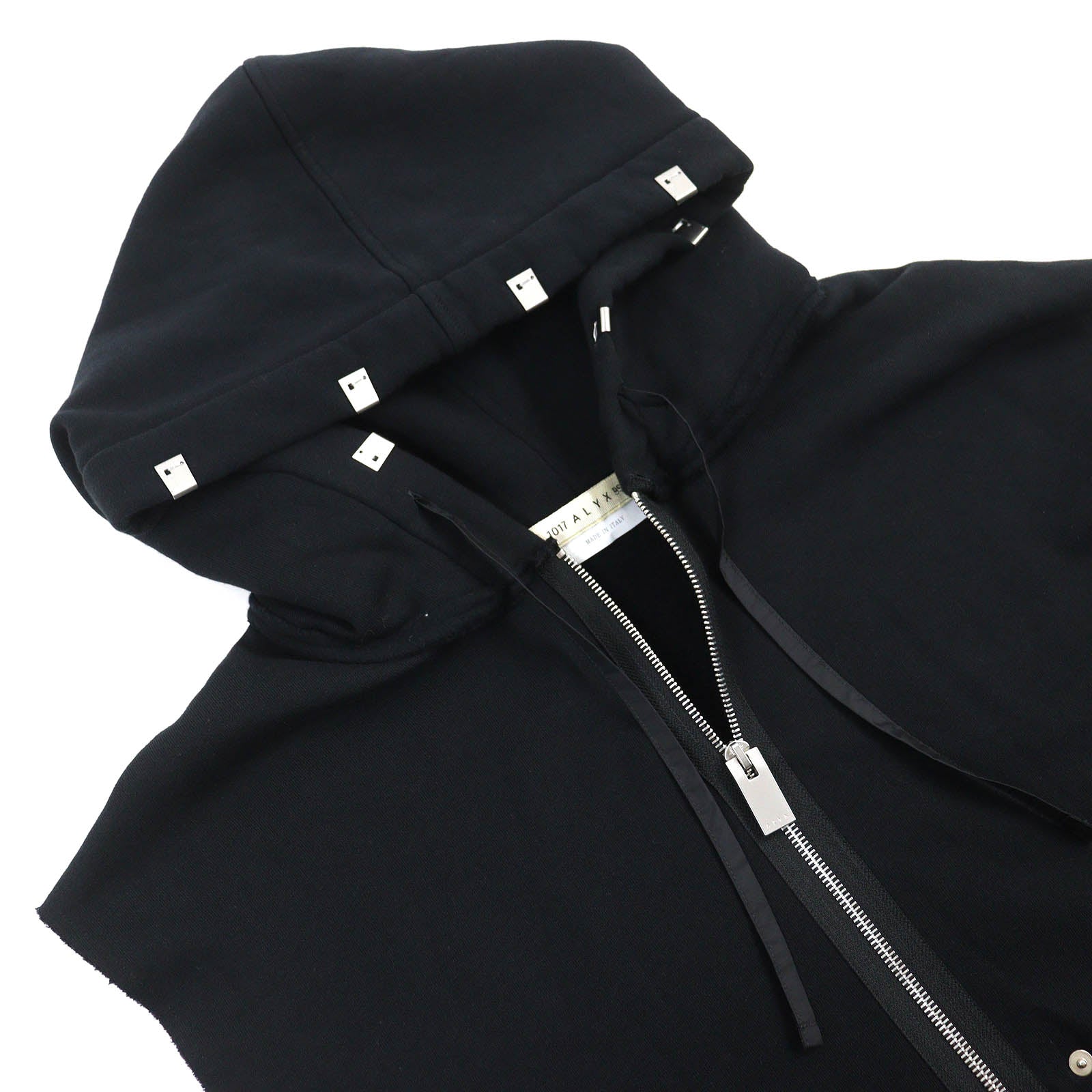 1017 ALYX 9SM Cotton Half Zip Sleeveless Hoodie for Men - XL Size, Streetwear Pullover, Breathable Summer Top | Perfect for Gym, Casual Outfits & Urban Fashion