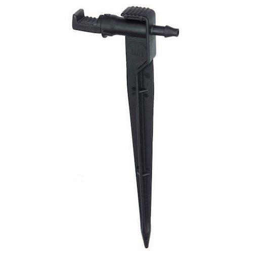 Antelco Stake Cleanable Dripper 1.0 GPH - Adjustable Water Flow Drip Irrigation System for Gardens, Lawns & Potted Plants