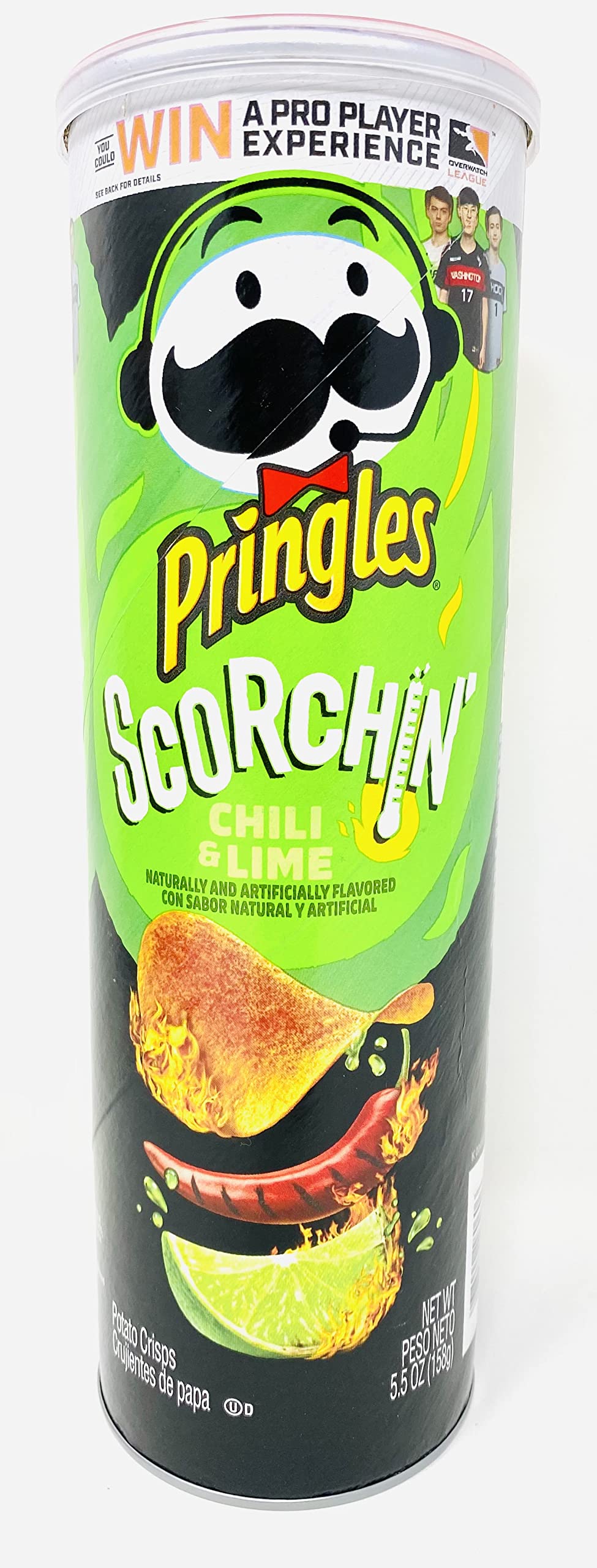 Pringles Scorchin' Assorted Chips Variety Pack - Cheddar, BBQ, Hot Chili & Lime Flavored Potato Crisps (3 Pack) | Perfect for Parties, Snacking & On-the-Go Lunch Boxes