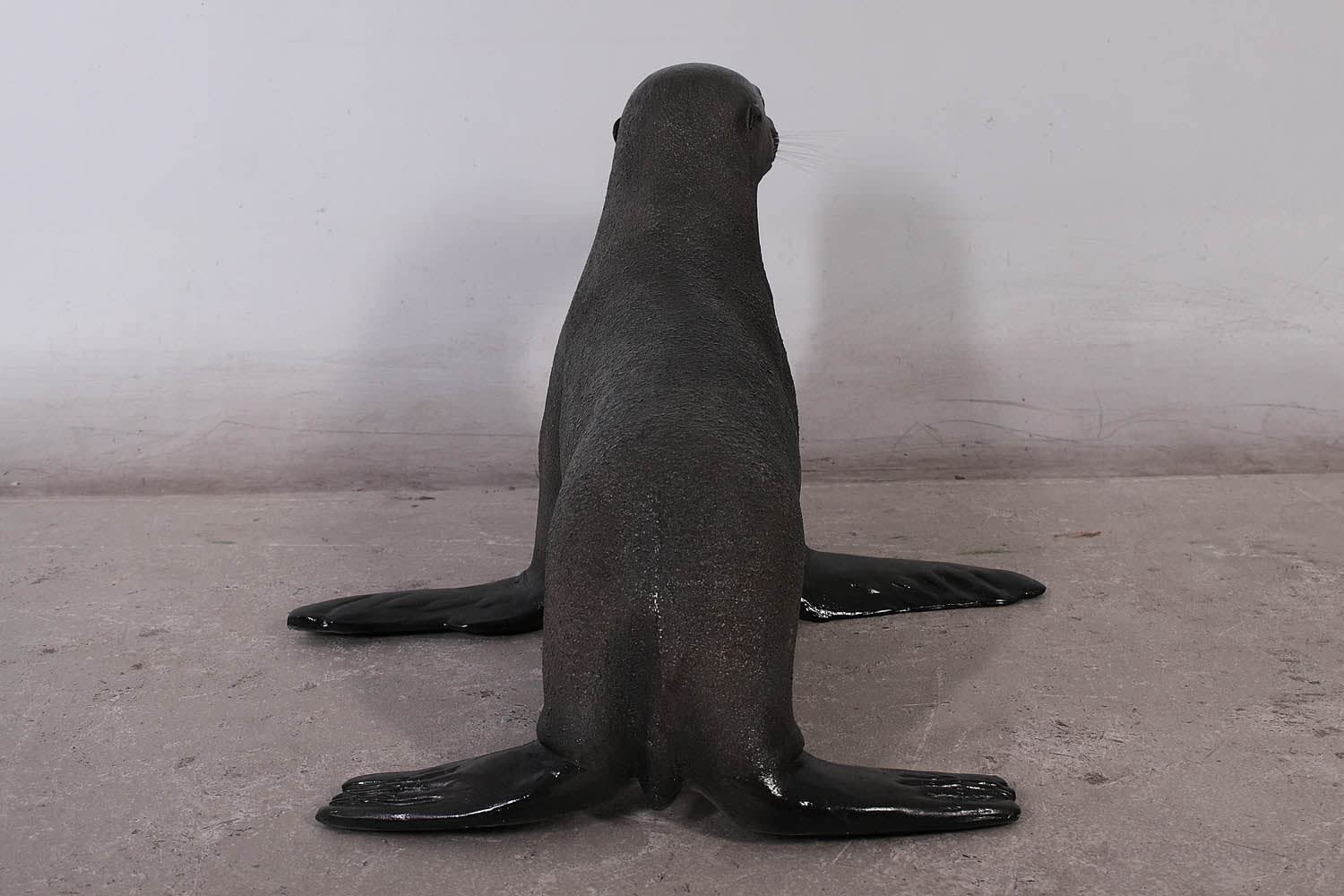 LM Treasures Realistic Sea Lion Baby Seal Statue - Handcrafted Resin Ocean Animal Decor for Home, Office Desk, or Garden