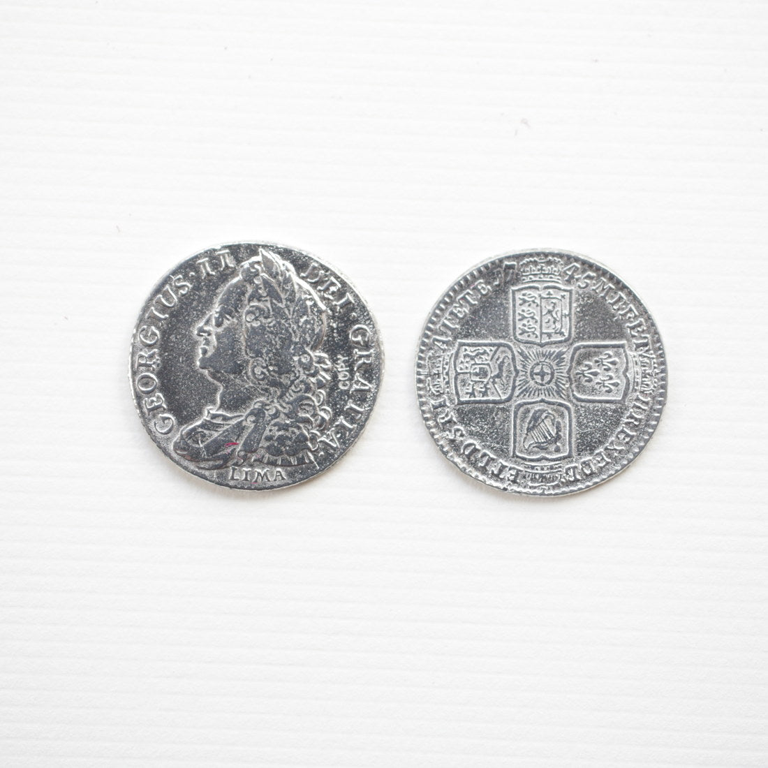 Authentic 1745 English Shilling Coin - Rare British Colonial Currency for Collectors & History Enthusiasts | Perfect for Coin Collections, Historical Displays & Gift Giving