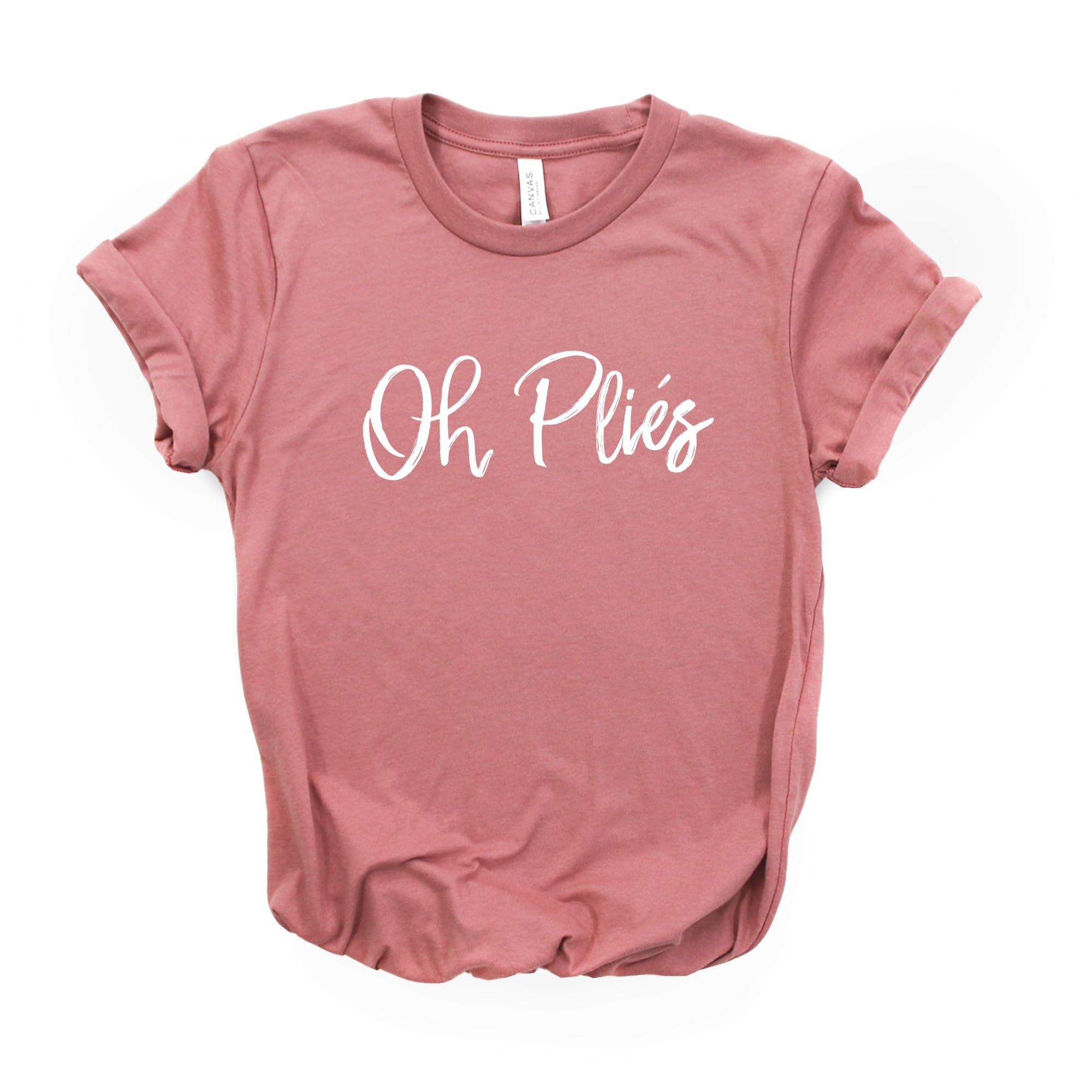 Ballet Shirt for Dancers - Softstyle Unisex T-Shirt with 'Oh Plies' Print - Perfect Dance Gift for Ballerinas & Dance Lovers - Ideal for Dance Classes, Performances & Casual Wear