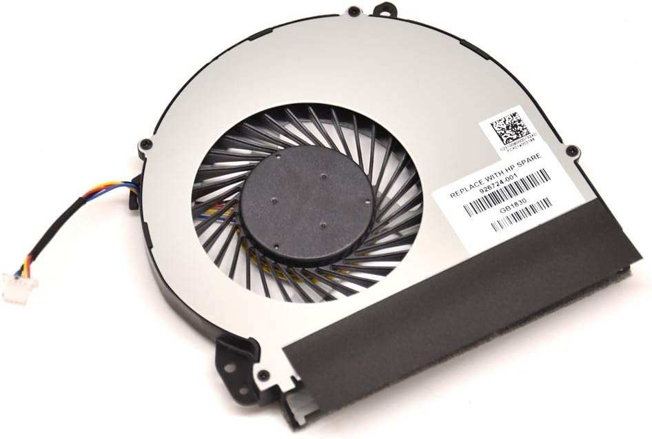 Original HP 17 X 17T X 17 Y 17Z Y Laptop CPU Cooling Fan Replacement 856681-001 - Compatible with HP 17 Series Laptops for Overheating Prevention & Performance Boost