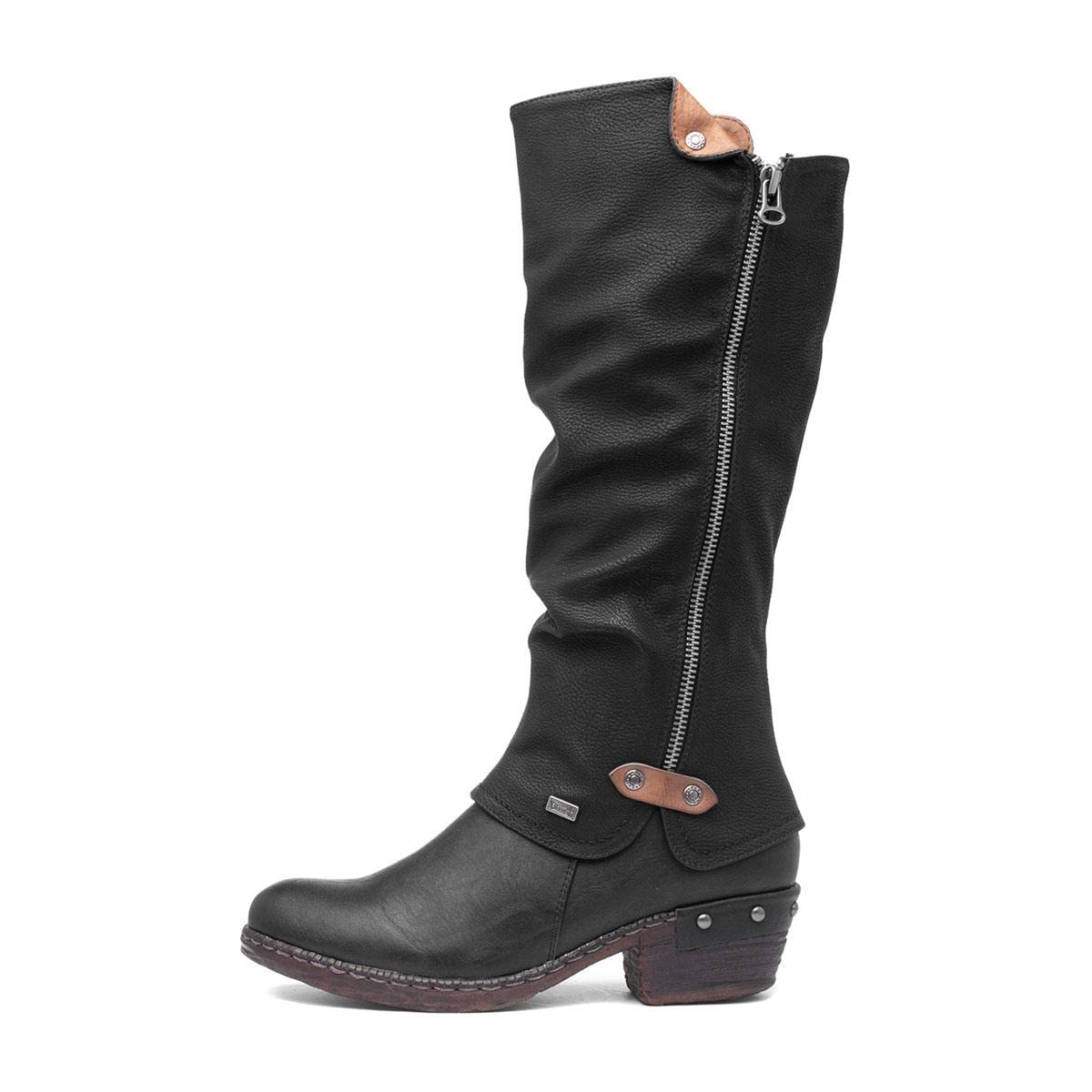 Rieker Women's Winter Boots 94652 - Waterproof, Comfortable & Stylish Ladies Boots with riekerTEX Technology | Perfect for Snow, Rain & Cold Weather