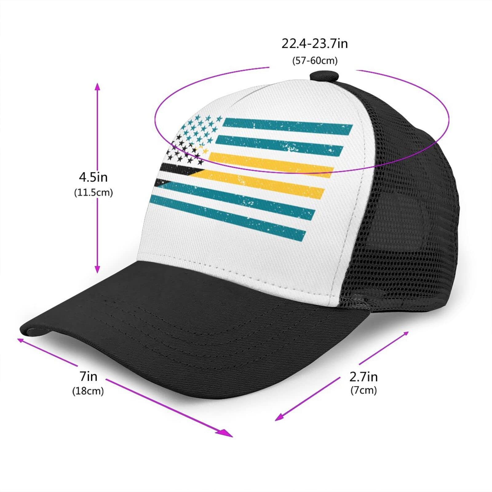 DARLEKS Mesh Trucker Hats for Men & Women - Breathable Snapback Dad Hat, Adjustable Baseball Cap for Outdoor, Hip Hop Fashion - Perfect for Hiking, Sports, Streetwear & Casual Wear