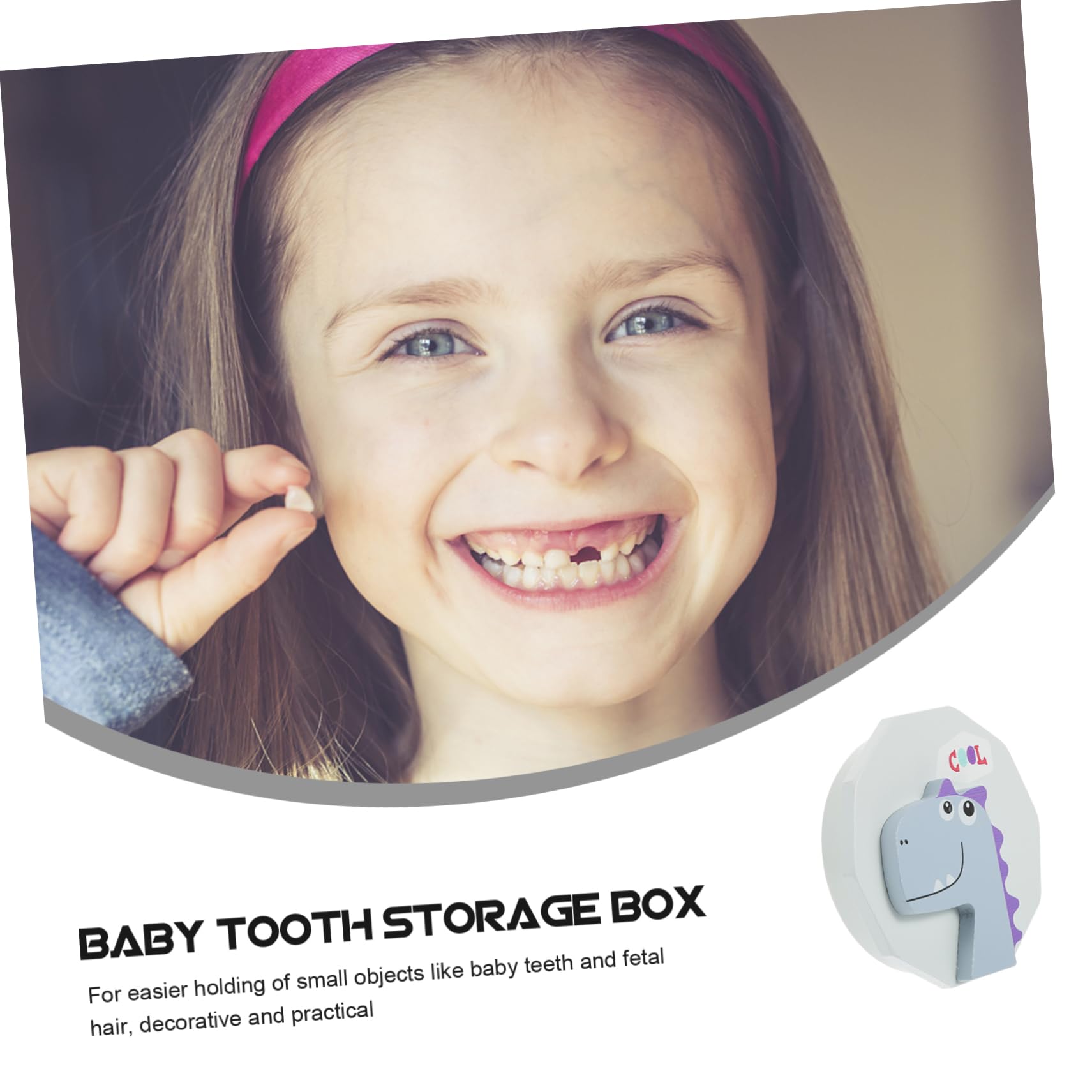 **Toyvian 3-Piece Baby Tooth Keepsake Box Set - Memory Tooth Fairy Box for Boys & Girls - First Tooth Holder, Milestone Storage - Perfect for Baby Shower Gifts & Nursery Decor**