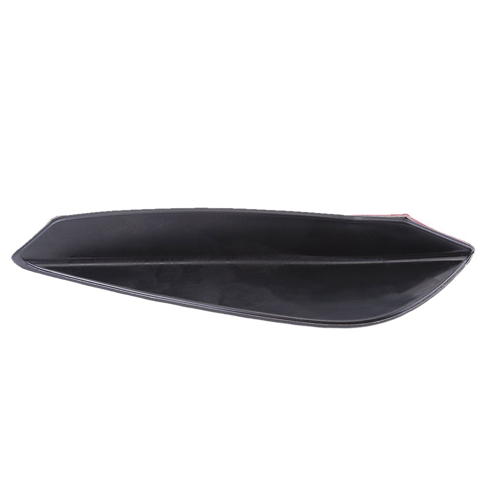 Universal ABS Carbon Fiber Front Bumper Lip Spoiler Kit - 4Pcs Car Bumper Fins & Canards Trim for Enhanced Aerodynamics - Perfect for Sports Cars, Tuner Vehicles & Performance Upgrades