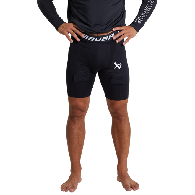 Bauer Performance Jock Short for Men - High-Performance Athletic Compression Shorts for Running, Gym & Sports - Comfortable Support & Moisture-Wicking Fabric