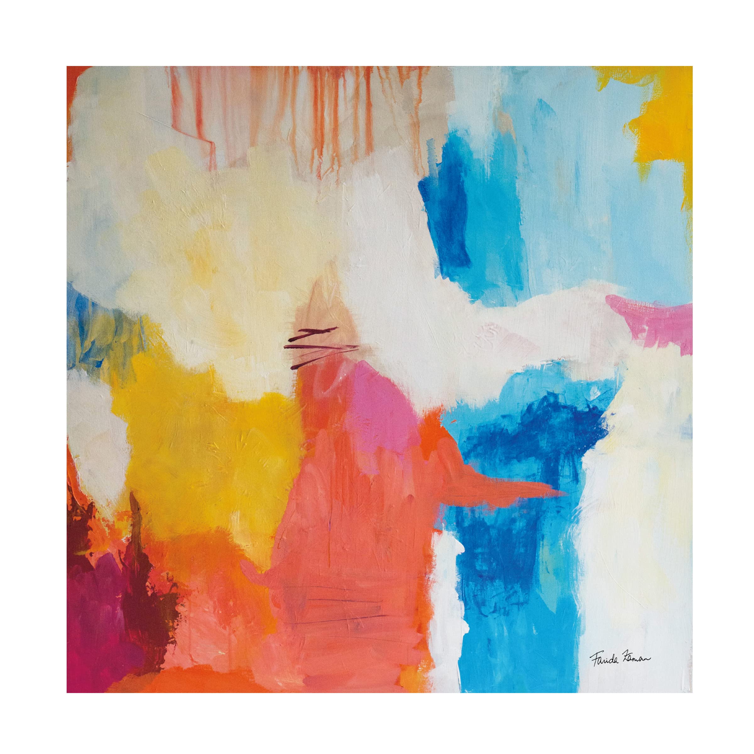 Trademark Fine Art 'Feeling Zen' Canvas Wall Art by Farida Zaman - Perfect for Meditation Rooms, Yoga Studios & Home Decor