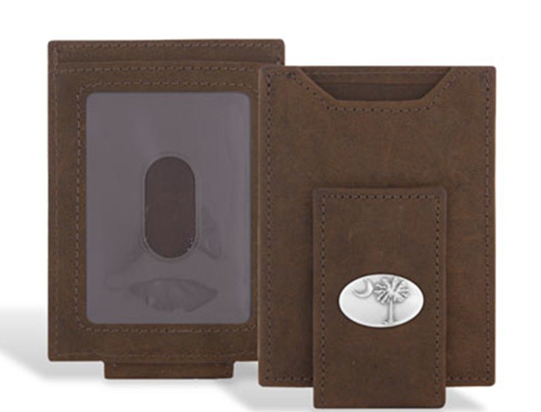 Crazy Horse Leather Front Pocket Wallet for Men - Slim RFID Blocking Bifold Wallet with ID Window - Perfect for Travel, Business & Everyday Use