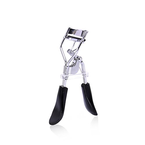 2 Colors Eyelash Curler - Professional Makeup Tool for Curling Lashes, Includes Eyelash Tweezers (White) - Perfect for Home Use, Travel & Salon Makeup Kits