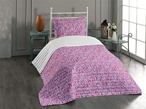 Fuchsia Purple and White