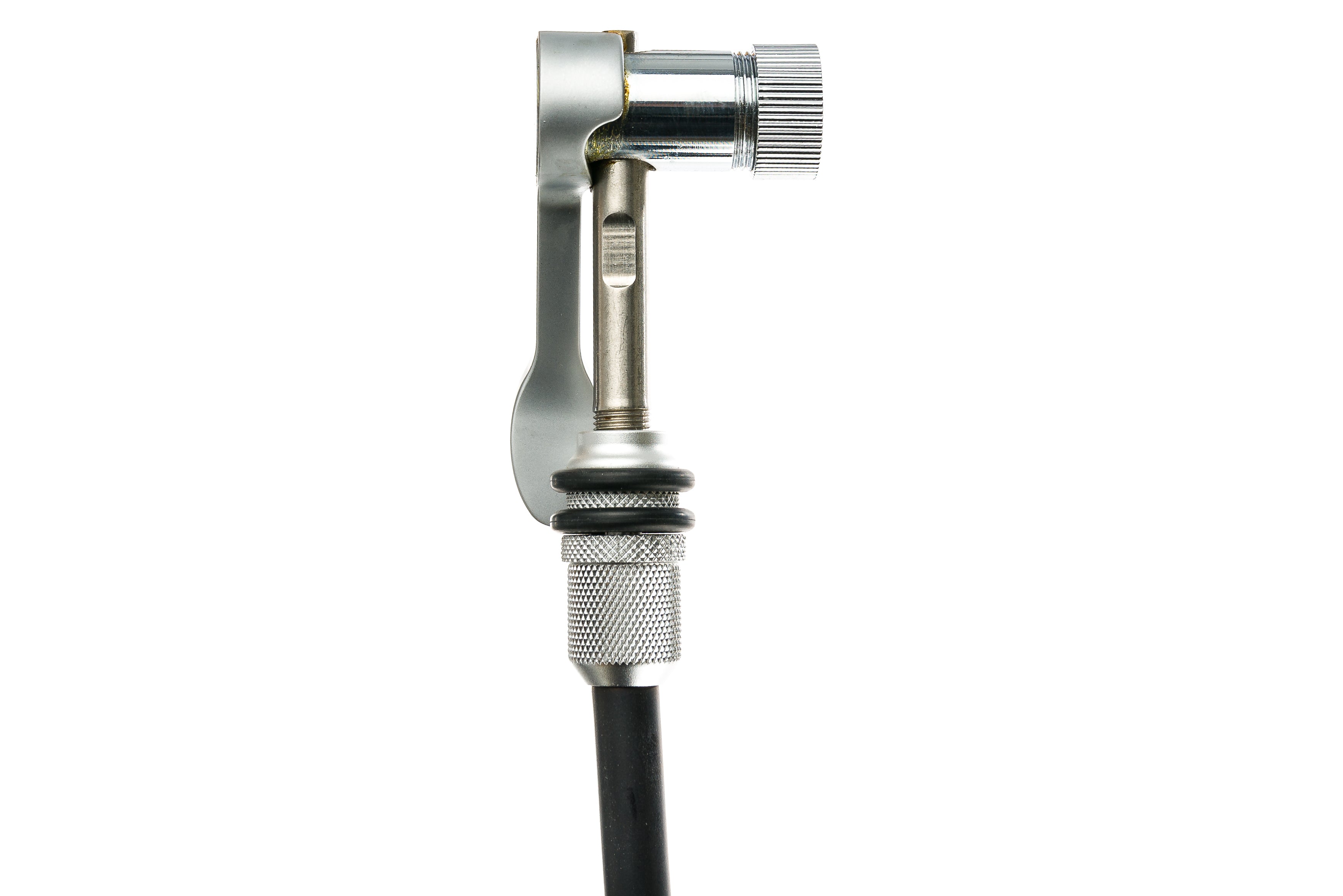 Arundel High Pressure Bike Floor Pump - Presta Valve Compatible - Silver - Perfect for Road Bikes, Mountain Bikes & Home Garage Use