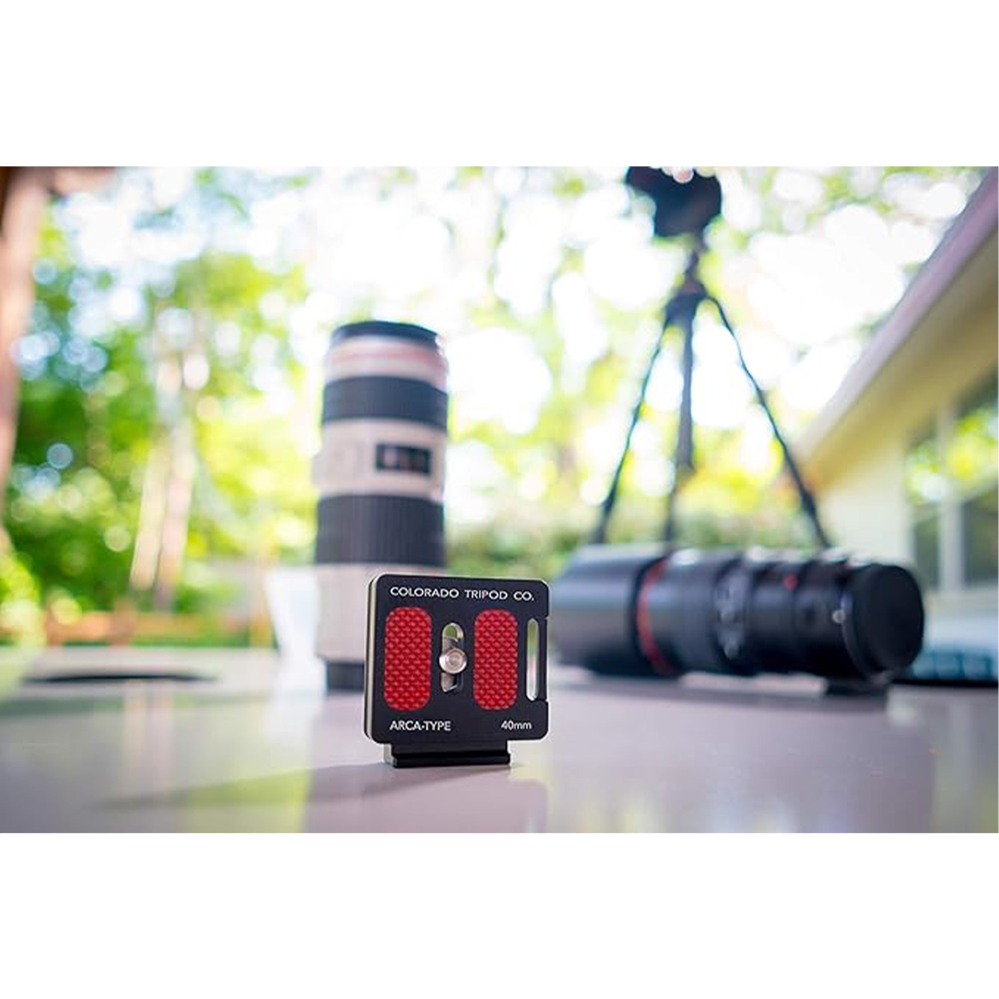 Breakthrough Photography 40mm Universal Arca Plate - Black | Compatible with Tripods & Camera Mounts | Perfect for Landscape, Portrait & Travel Photography