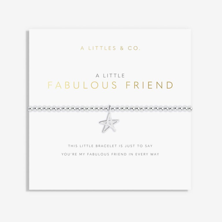 Fabulous Friend Charm Bracelet - Cute & Stylish Friendship Jewelry Gift for Women & Girls - Perfect for Birthdays, Anniversaries & Everyday Wear
