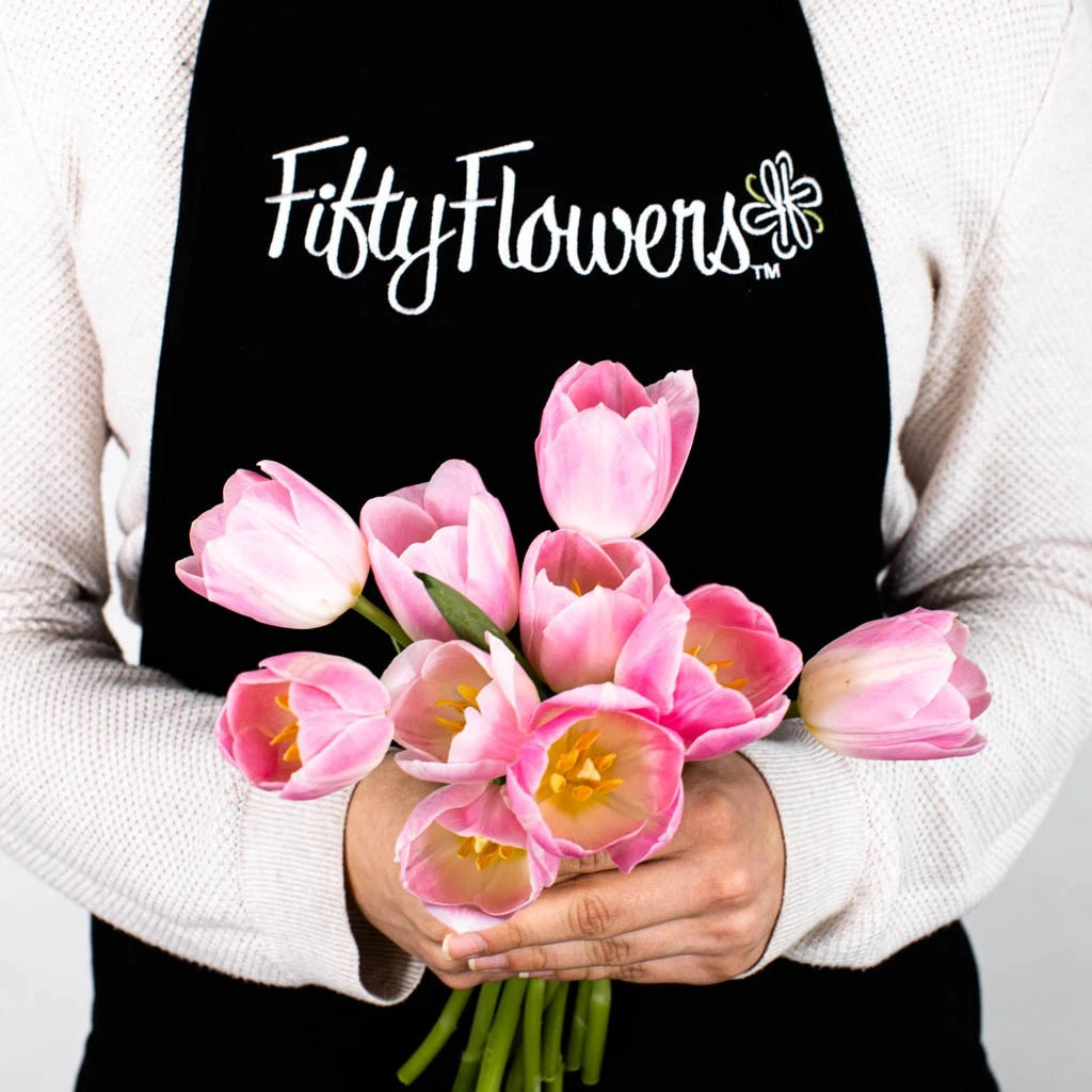 Bulk Tulip Flowers for Wedding Bouquets, Home Decor & Floral Arrangements | Fresh Cut Blush Pink Tulips Wholesale