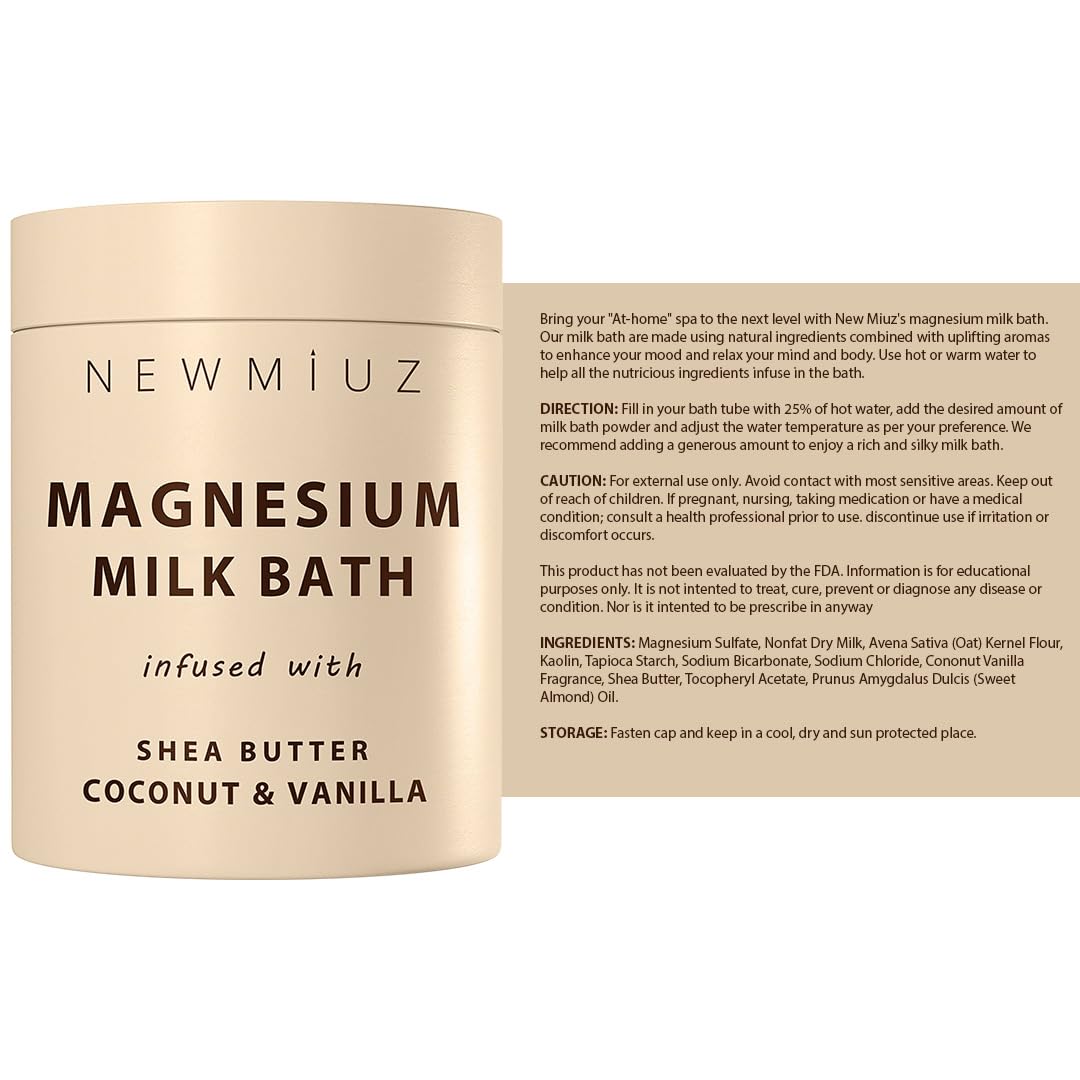 Premium Magnesium Bath Set - Pack of 2 for Relaxation & Muscle Recovery | Spa & Home Wellness Gift